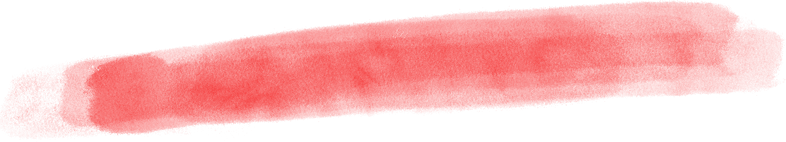 Red Painted Brushstroke